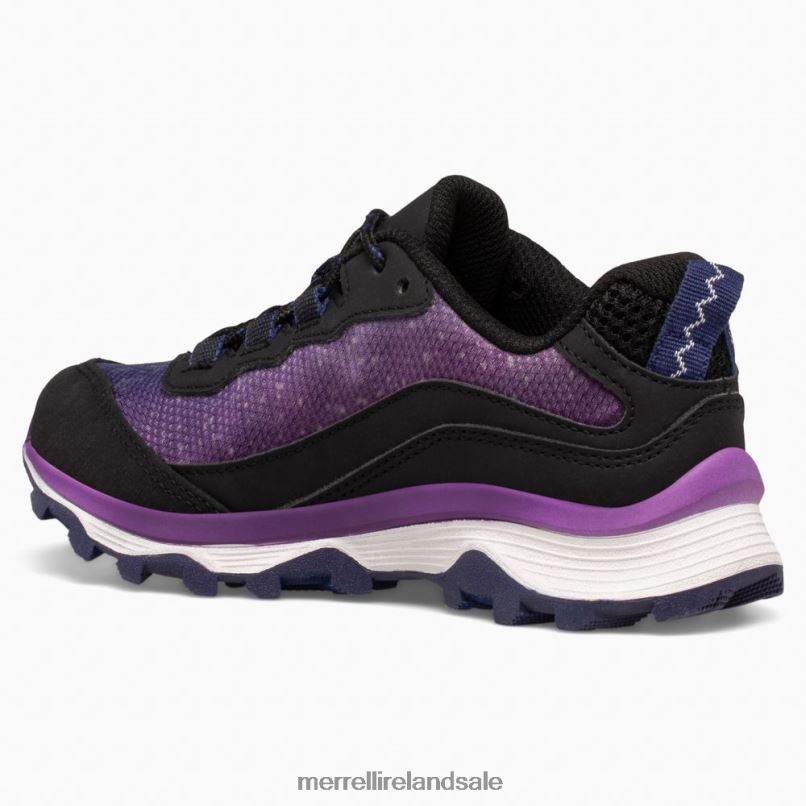 Moab Speed Low Waterproof (MK266283) Merrell Kids BX26T1375 Galactic Shoes