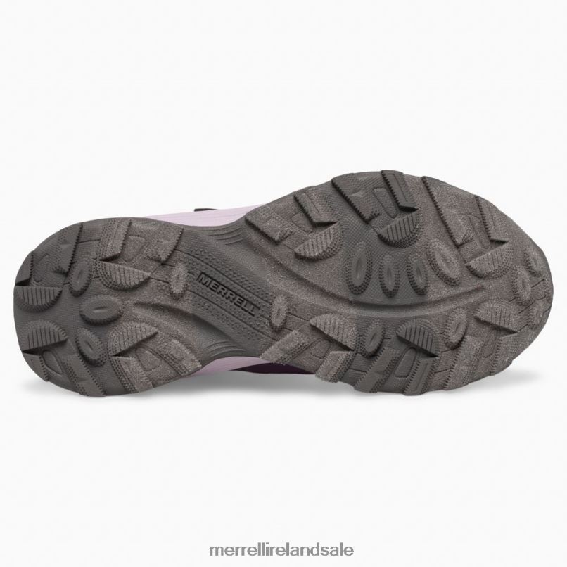 Moab Speed Mid A/C Waterproof (MK166276) Merrell Kids BX26T1386 Grape Cadet Shoes