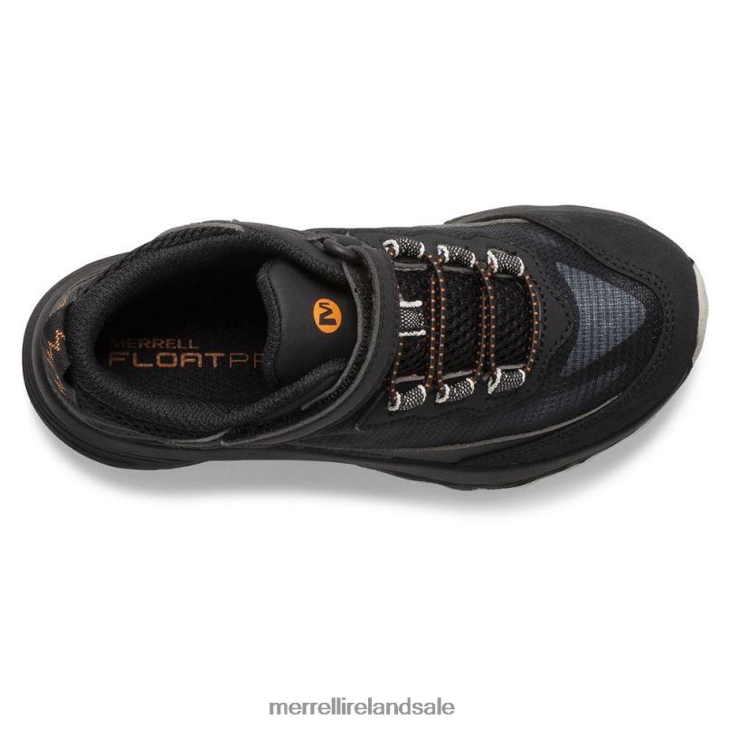 Moab Speed Mid A/C Waterproof (MK265951) Merrell Kids BX26T1385 Black Shoes