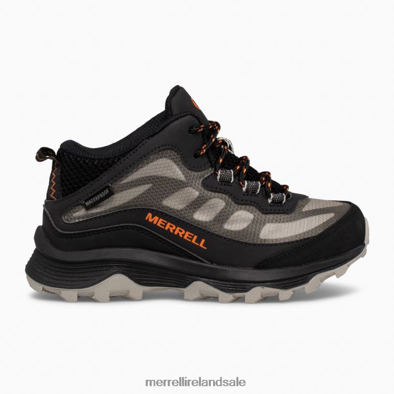 Moab Speed Mid Waterproof (MK265424) Merrell Kids BX26T1378 Black Shoes