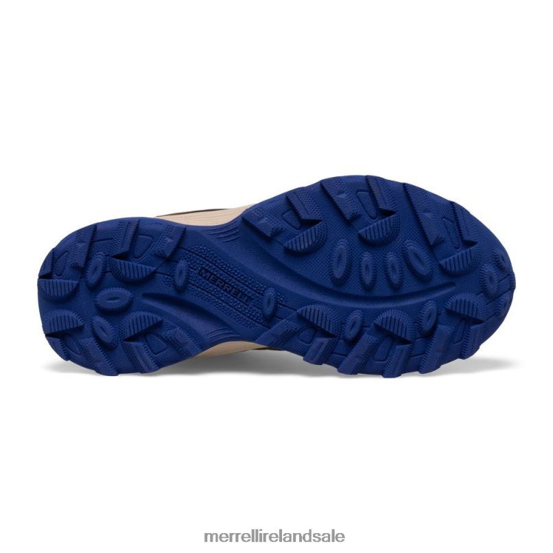 Moab Speed Mid Waterproof (MK266263) Merrell Kids BX26T1381 Cobalt/Gold Shoes