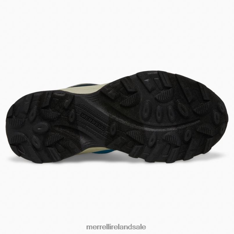 Moab Speed Mid Waterproof (MK266776) Merrell Kids BX26T1380 Navy/Hi Viz Shoes