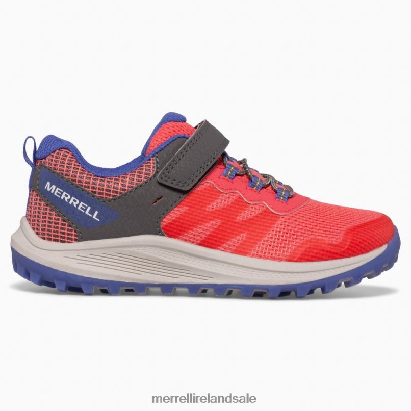 Nova 3 Sneaker (MK166787) Merrell Kids BX26T1358 Lava Shoes