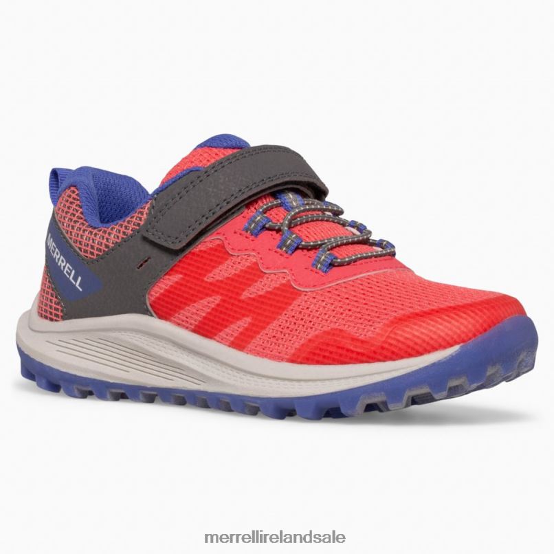 Nova 3 Sneaker (MK166787) Merrell Kids BX26T1358 Lava Shoes