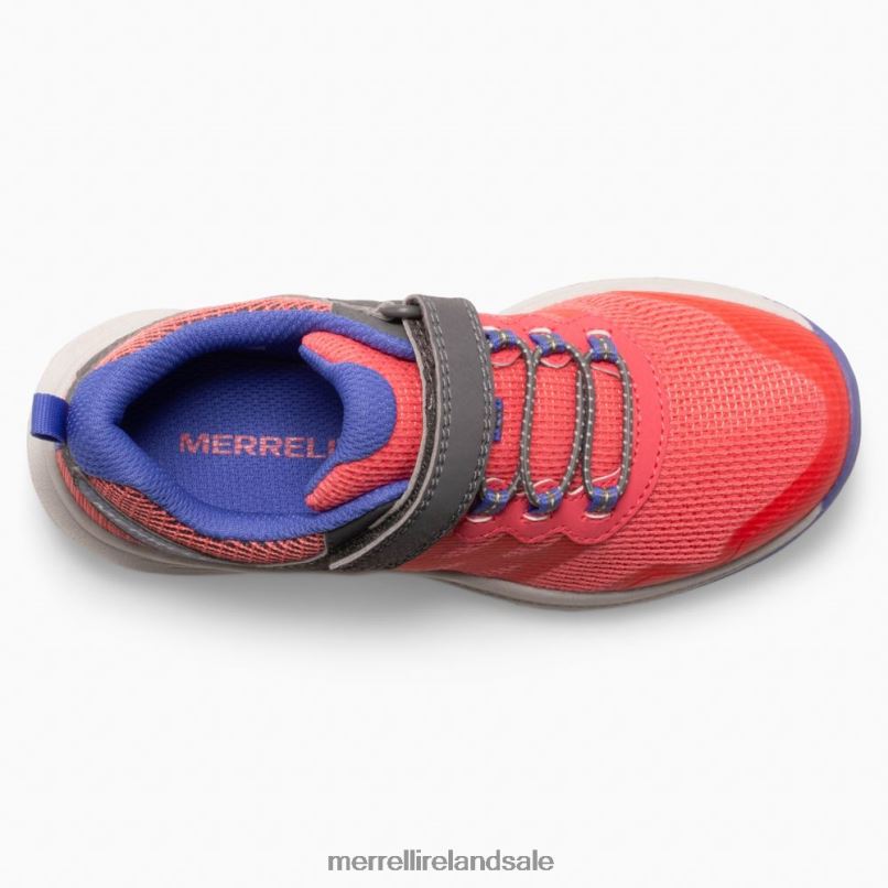 Nova 3 Sneaker (MK166787) Merrell Kids BX26T1358 Lava Shoes