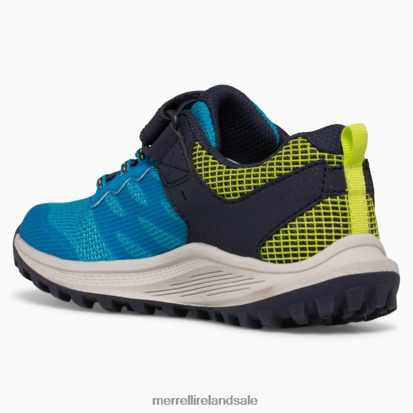Nova 3 Sneaker (MK266784) Merrell Kids BX26T1357 Blue Shoes