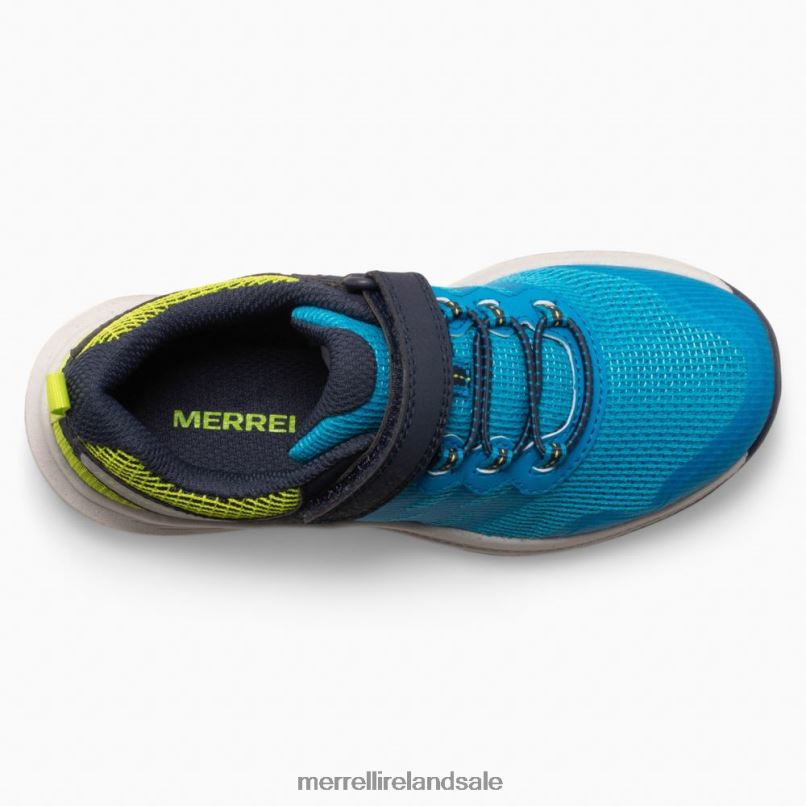 Nova 3 Sneaker (MK266784) Merrell Kids BX26T1357 Blue Shoes