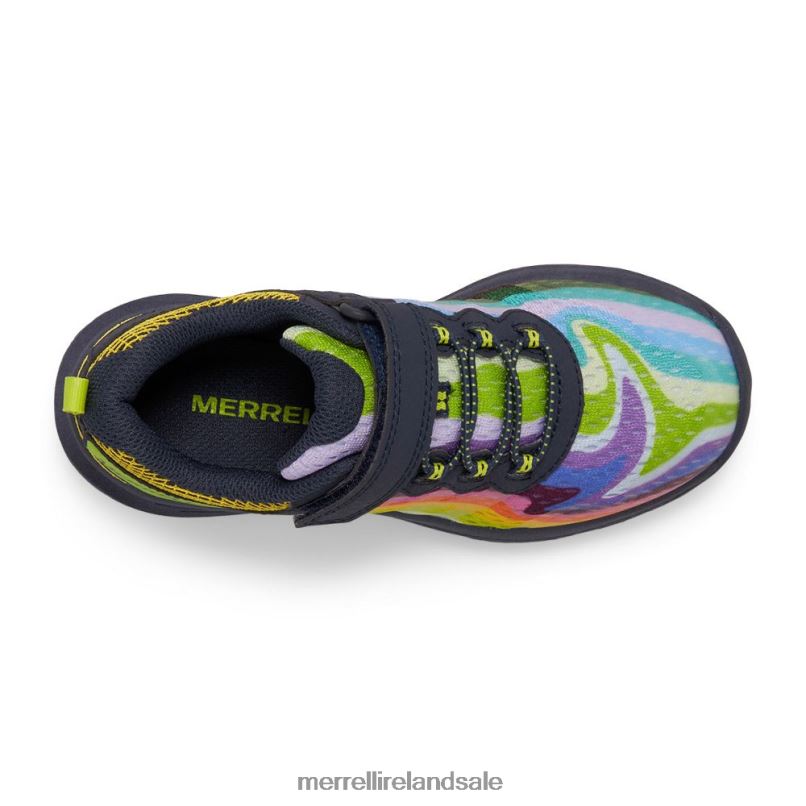 Nova 3 Sneaker (MK266786) Merrell Kids BX26T1360 Rainbow Mountains 4 Shoes