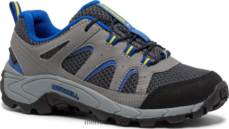 Oakcreek Low Lace Waterproof Sneaker (MK264770) Merrell Kids BX26T1450 Charcoal Shoes