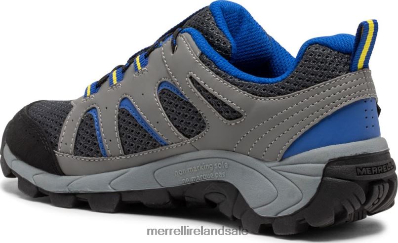 Oakcreek Low Lace Waterproof Sneaker (MK264770) Merrell Kids BX26T1450 Charcoal Shoes