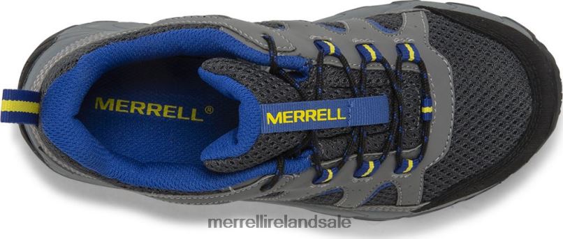 Oakcreek Low Lace Waterproof Sneaker (MK264770) Merrell Kids BX26T1450 Charcoal Shoes