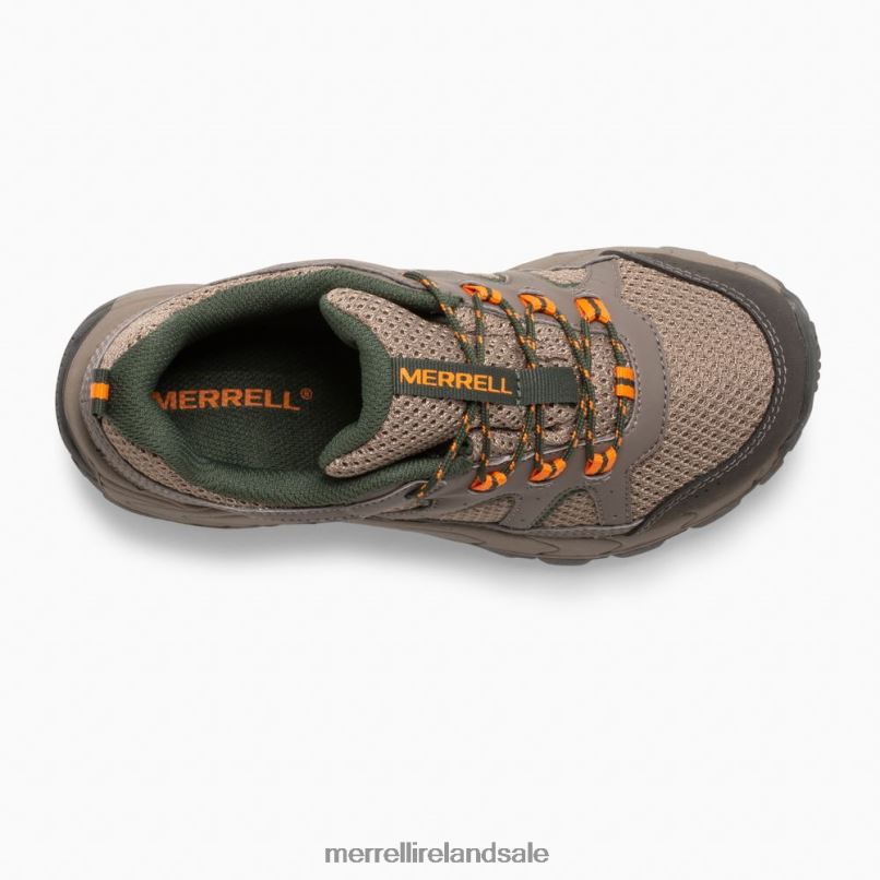 Oakcreek Low Lace Waterproof Sneaker (MK264771) Merrell Kids BX26T1448 Boulder Shoes