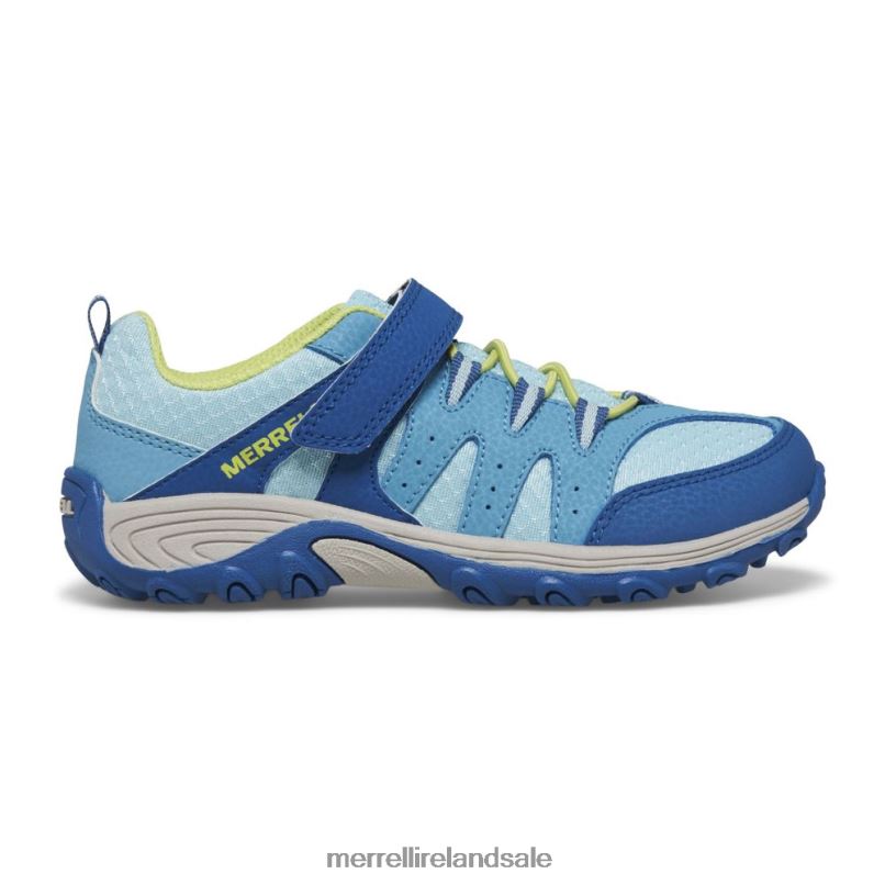 Outback Low 2 Sneaker (MK166997) Merrell Kids BX26T1454 Turq/Lime Shoes