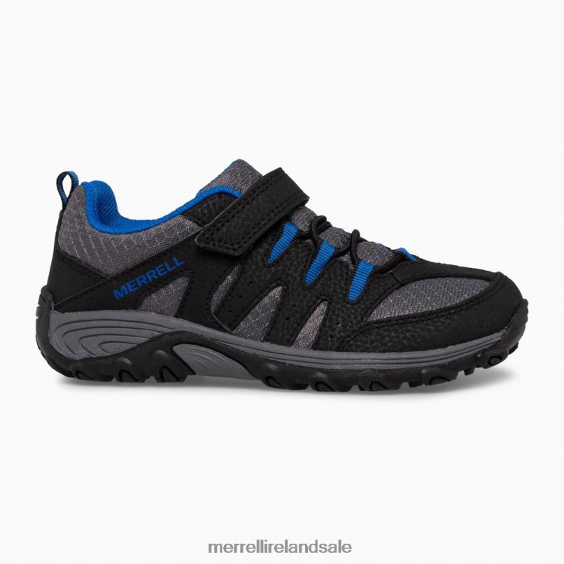 Outback Low 2 Sneaker (MK265719) Merrell Kids BX26T1455 Black/Grey/Royal Shoes