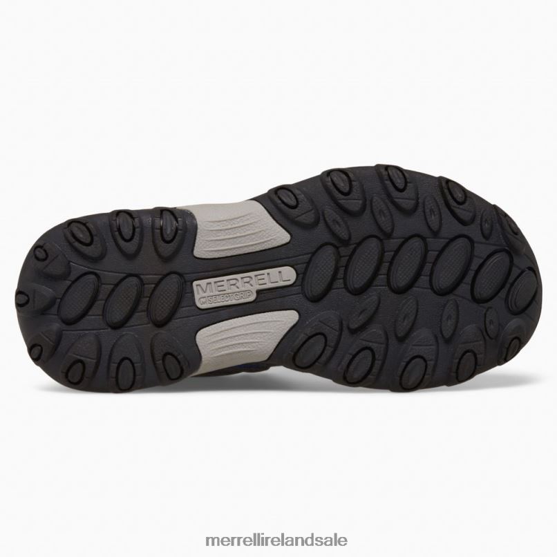 Outback Mid 2 Boot (MK265609) Merrell Kids BX26T1453 Navy/Lime Shoes