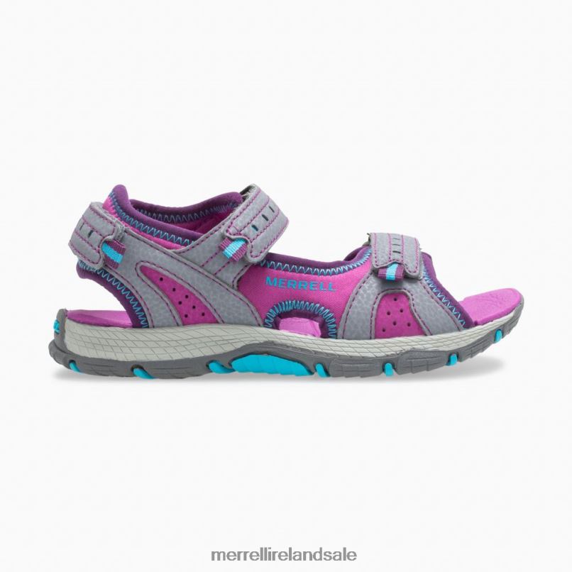Panther Sandal 2.0 (MK162956K) Merrell Kids BX26T1403 Grey Shoes