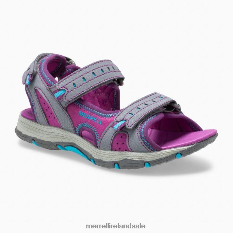 Panther Sandal 2.0 (MK162956K) Merrell Kids BX26T1403 Grey Shoes