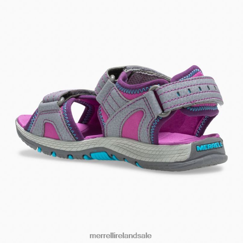 Panther Sandal 2.0 (MK162956K) Merrell Kids BX26T1403 Grey Shoes