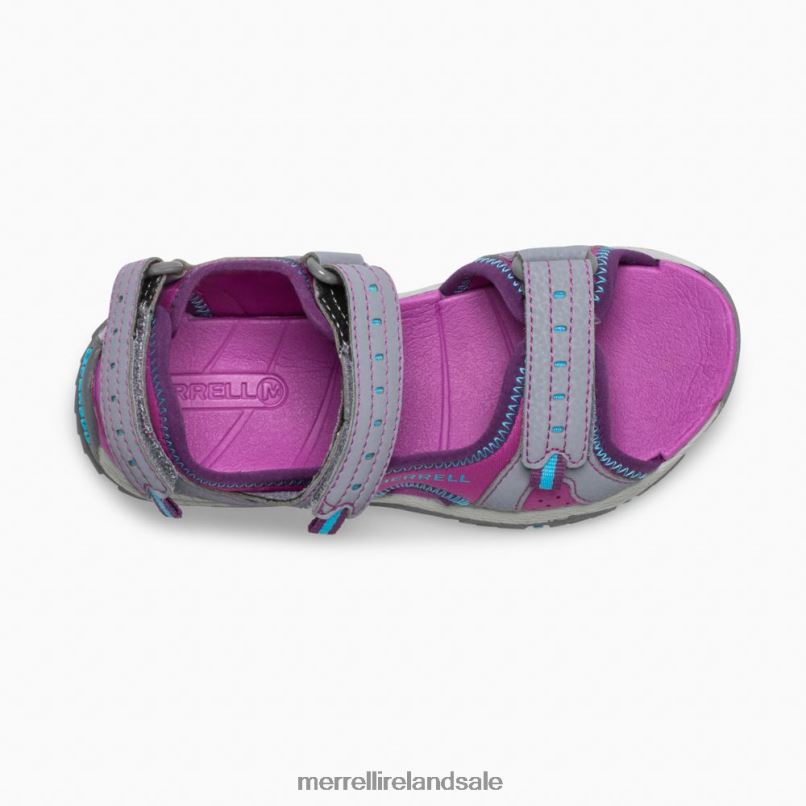 Panther Sandal 2.0 (MK162956K) Merrell Kids BX26T1403 Grey Shoes
