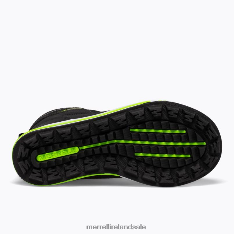 Snow Bank 3.0 Boot (MK265035K) Merrell Kids BX26T1480 Black/Grey/Green Shoes