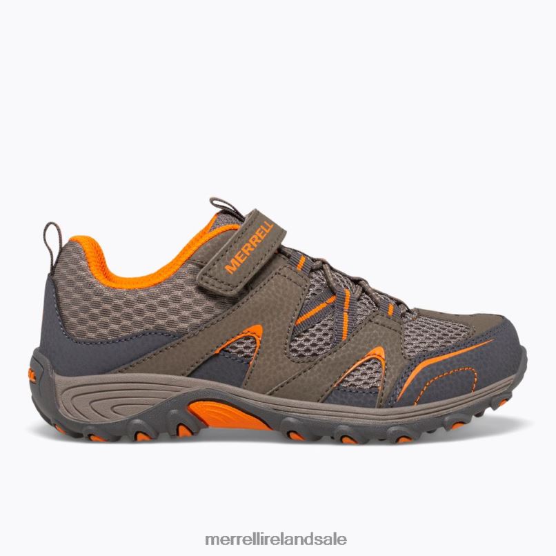 Trail Chaser Shoe (MY57109) Merrell Kids BX26T1462 Gunsmoke / Orange Shoes