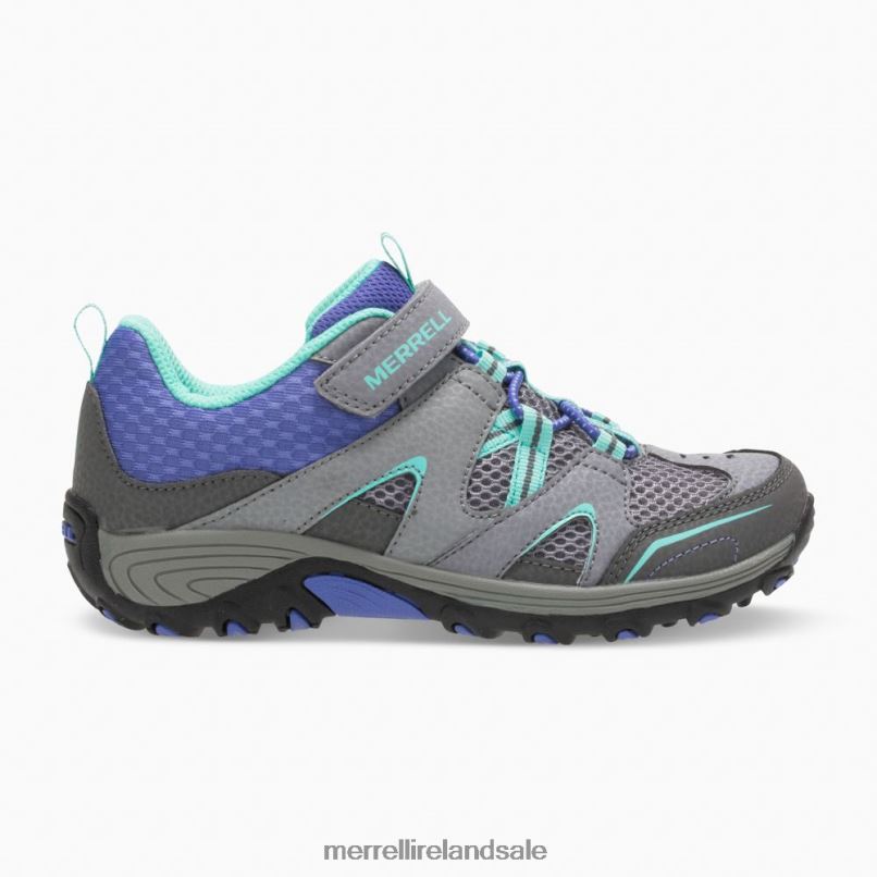 Trail Chaser Shoe (MY57111) Merrell Kids BX26T1461 Grey/Multi Shoes