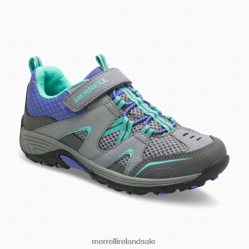 Trail Chaser Shoe (MY57111) Merrell Kids BX26T1461 Grey/Multi Shoes