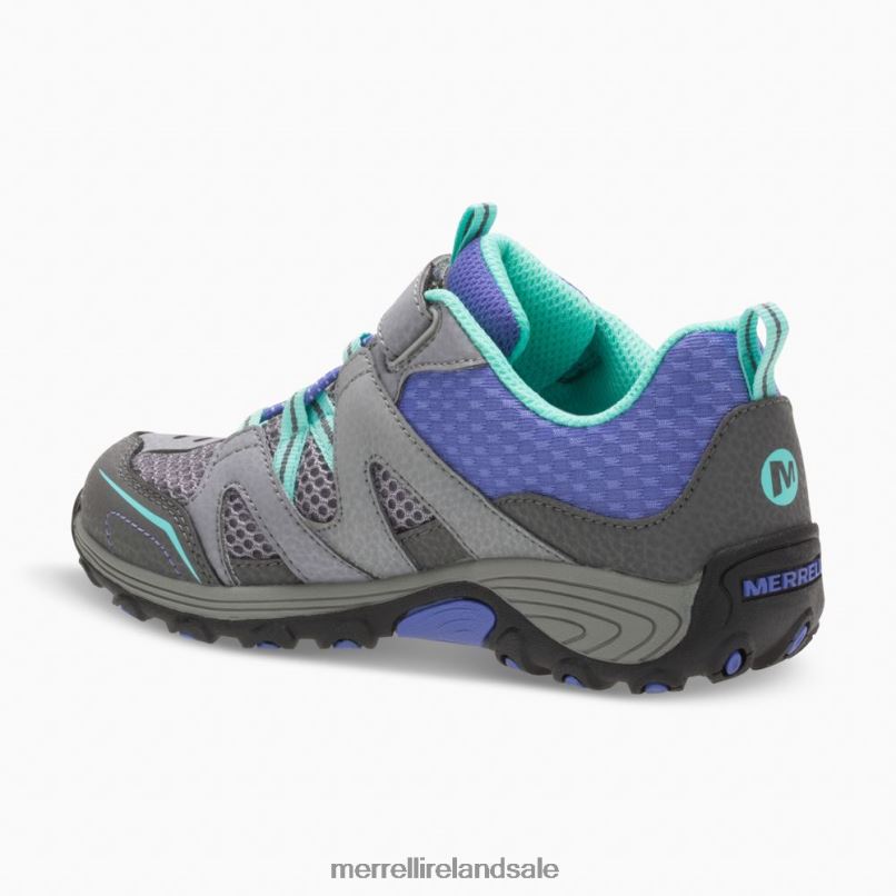 Trail Chaser Shoe (MY57111) Merrell Kids BX26T1461 Grey/Multi Shoes