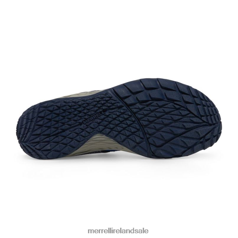 Trail Glove 7 A/C (MK266791K) Merrell Kids BX26T1441 Blue/Lime Shoes