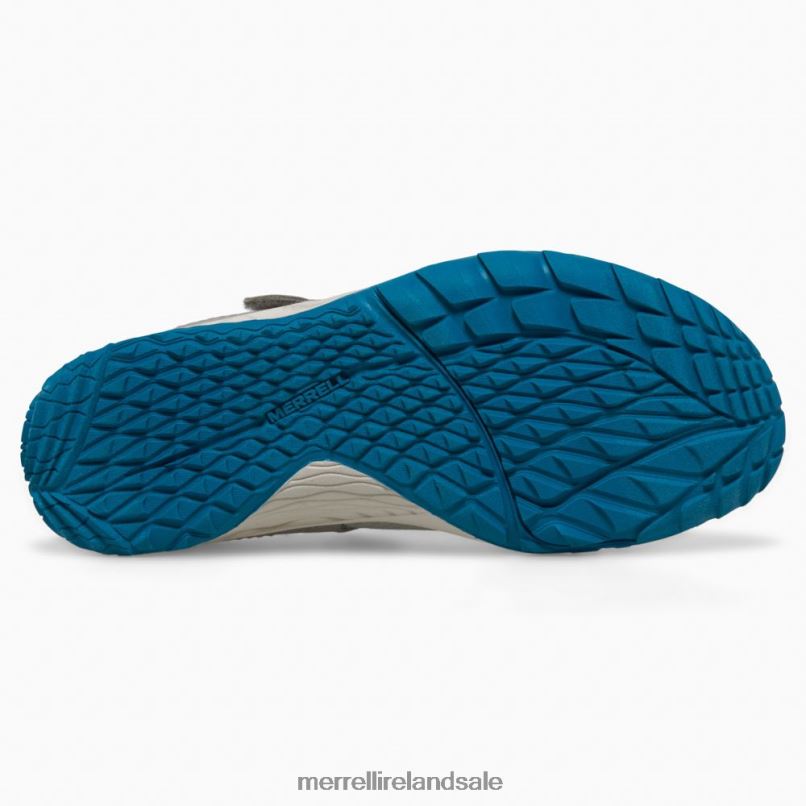 Trail Glove 7 A/C (MK266793) Merrell Kids BX26T1442 Grey/Blue/Lime Shoes
