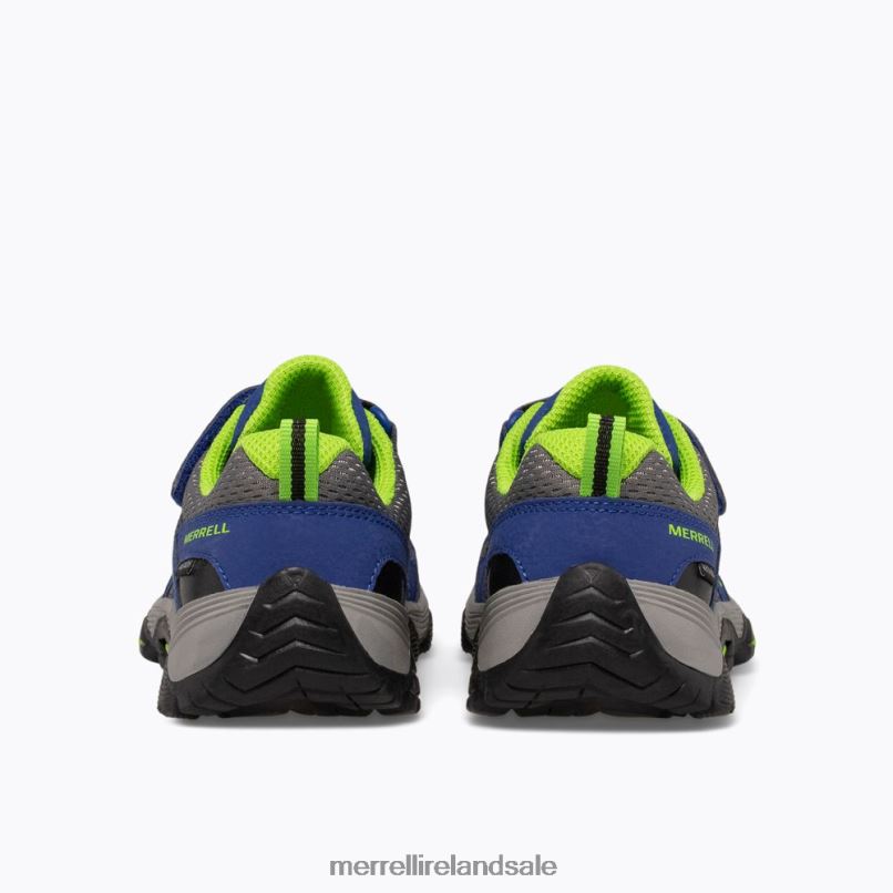 Trail Quest (MK262619) Merrell Kids BX26T1350 Blue/Green Shoes