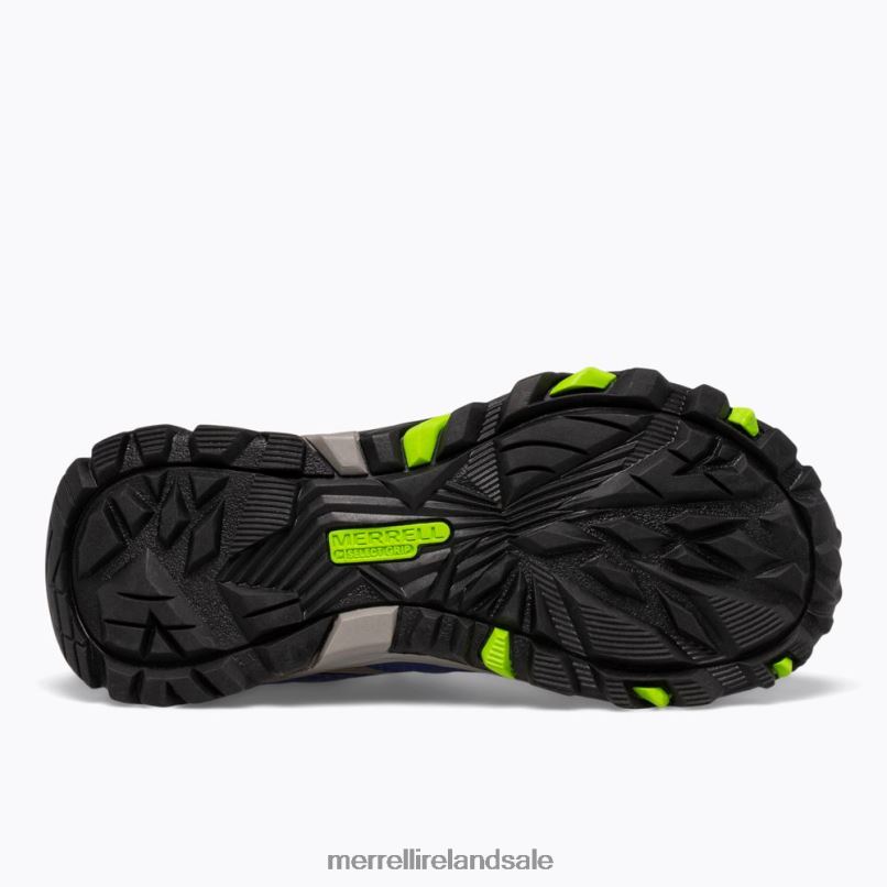Trail Quest (MK262619) Merrell Kids BX26T1350 Blue/Green Shoes