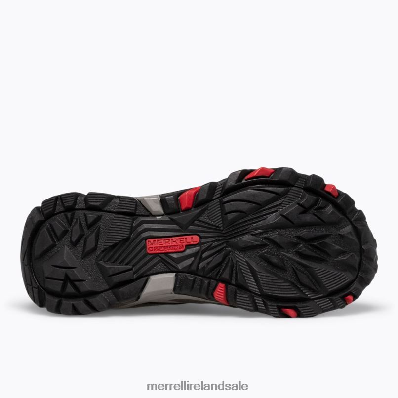 Trail Quest (MK263181) Merrell Kids BX26T1351 Grey/Red/Black Shoes