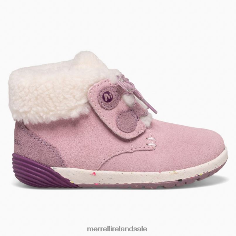 Bare Steps Cocoa Jr. Boot (ML166246) Merrell Kids BX26T1467 Dusty Pink Shoes