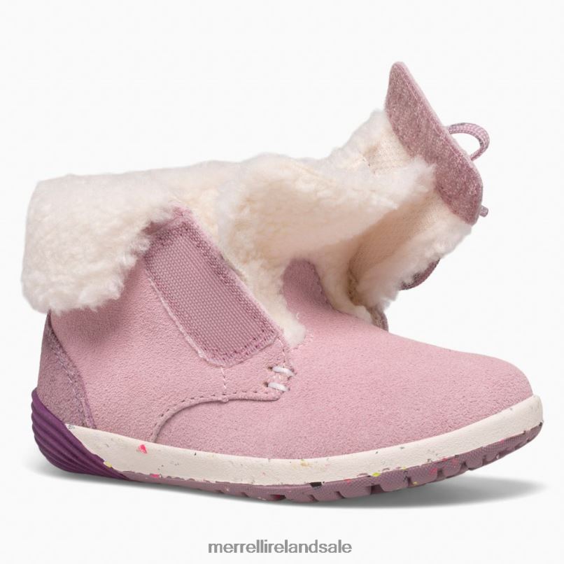 Bare Steps Cocoa Jr. Boot (ML166246) Merrell Kids BX26T1467 Dusty Pink Shoes
