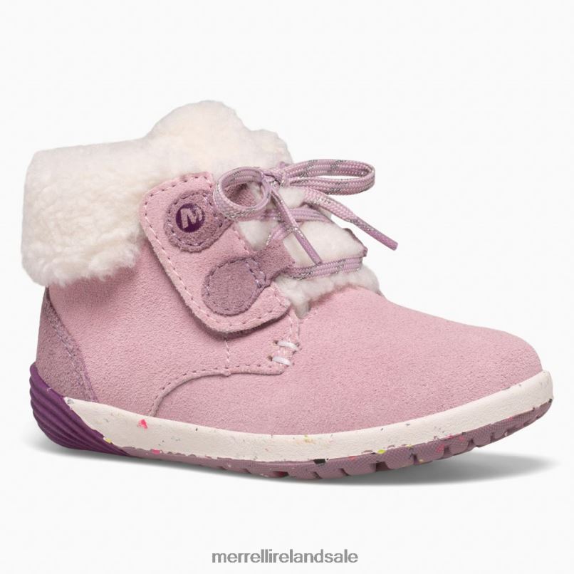 Bare Steps Cocoa Jr. Boot (ML166246) Merrell Kids BX26T1467 Dusty Pink Shoes