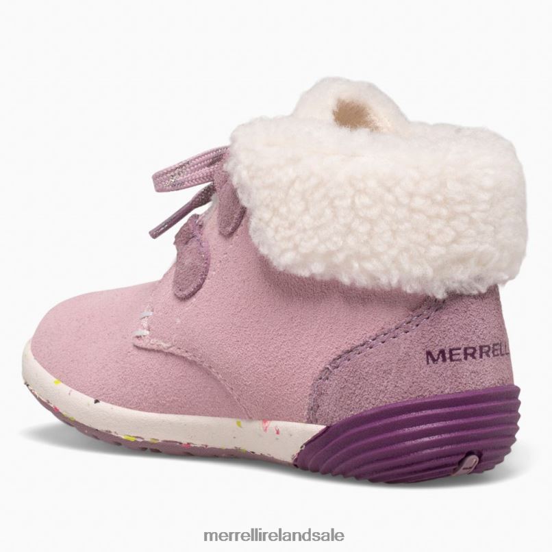 Bare Steps Cocoa Jr. Boot (ML166246) Merrell Kids BX26T1467 Dusty Pink Shoes
