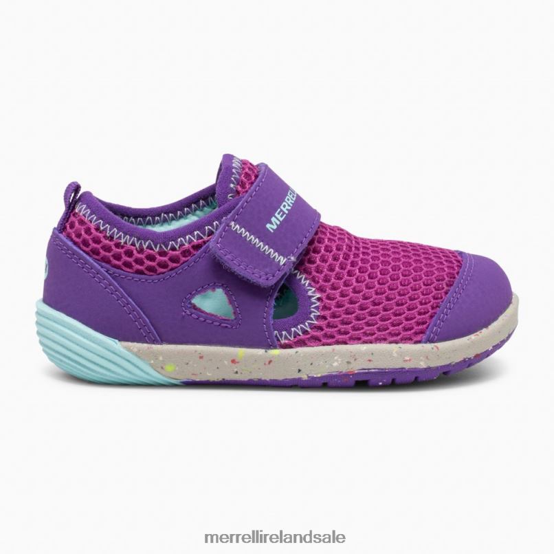 Bare Steps H2O Sneaker (ML164494) Merrell Kids BX26T1395 Purple/Turquoise Shoes