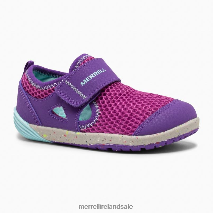 Bare Steps H2O Sneaker (ML164494) Merrell Kids BX26T1395 Purple/Turquoise Shoes