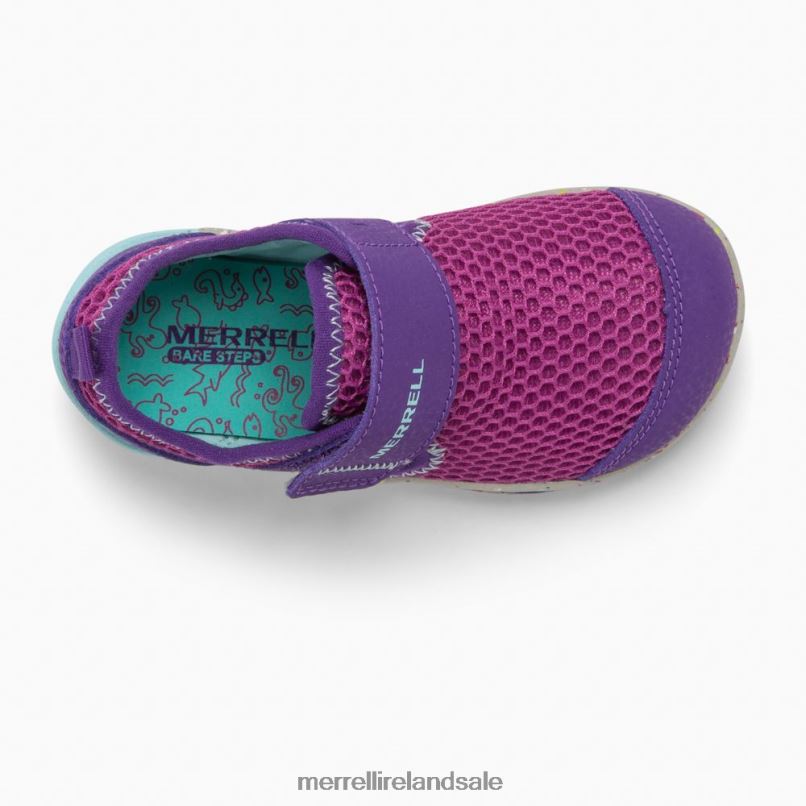 Bare Steps H2O Sneaker (ML164494) Merrell Kids BX26T1395 Purple/Turquoise Shoes