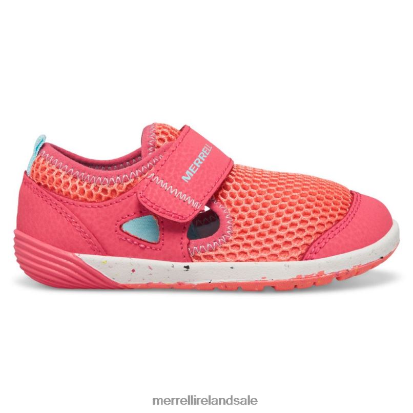 Bare Steps H2O Sneaker (ML166804) Merrell Kids BX26T1393 Coral Shoes