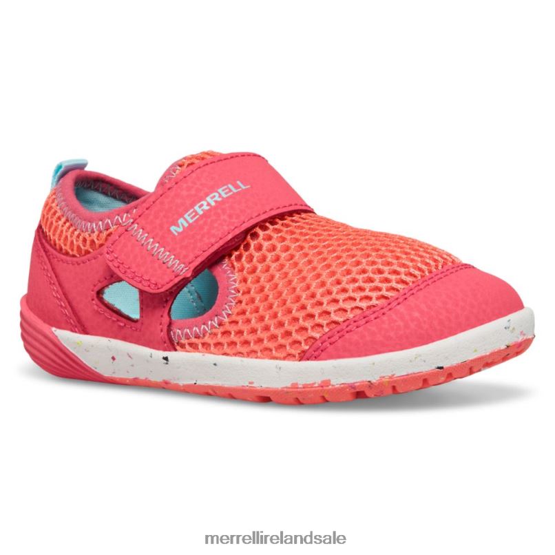 Bare Steps H2O Sneaker (ML166804) Merrell Kids BX26T1393 Coral Shoes