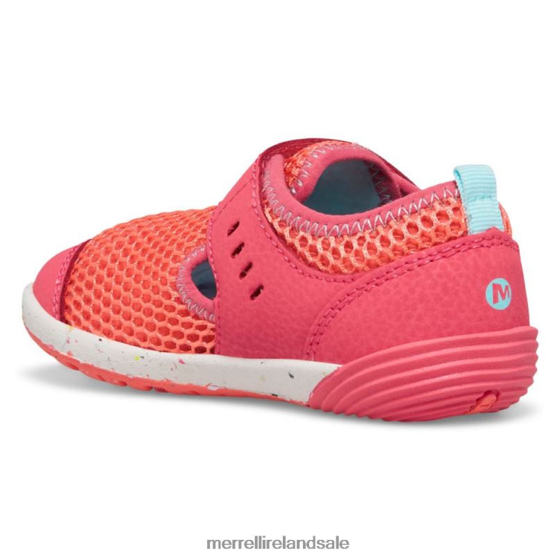 Bare Steps H2O Sneaker (ML166804) Merrell Kids BX26T1393 Coral Shoes
