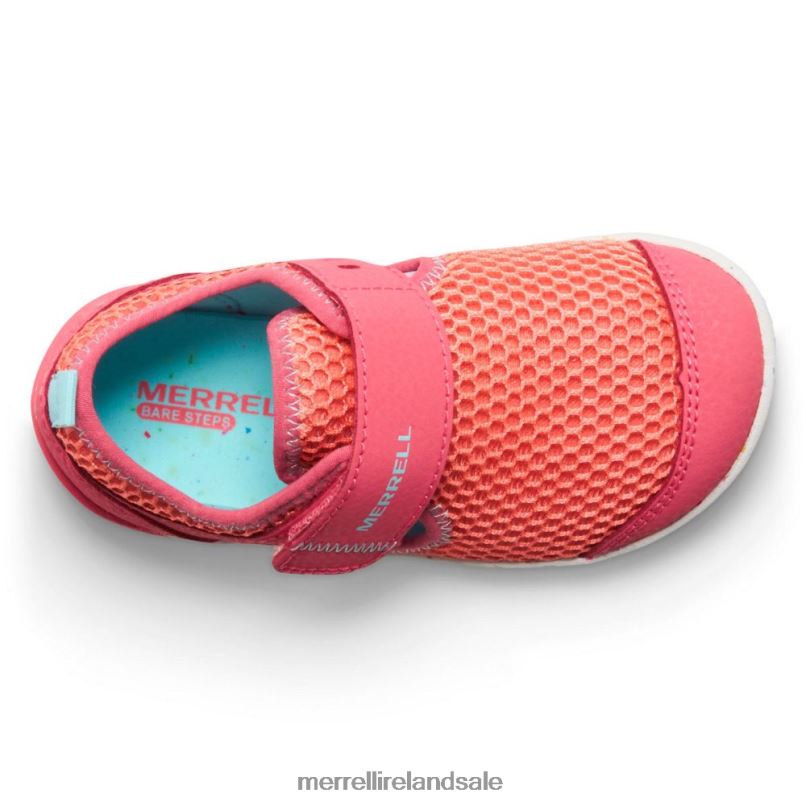 Bare Steps H2O Sneaker (ML166804) Merrell Kids BX26T1393 Coral Shoes