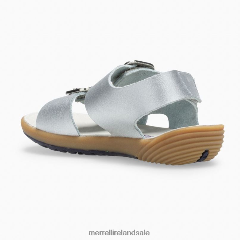 Bare Steps Sandal (ML161231) Merrell Kids BX26T1402 Silver Shoes