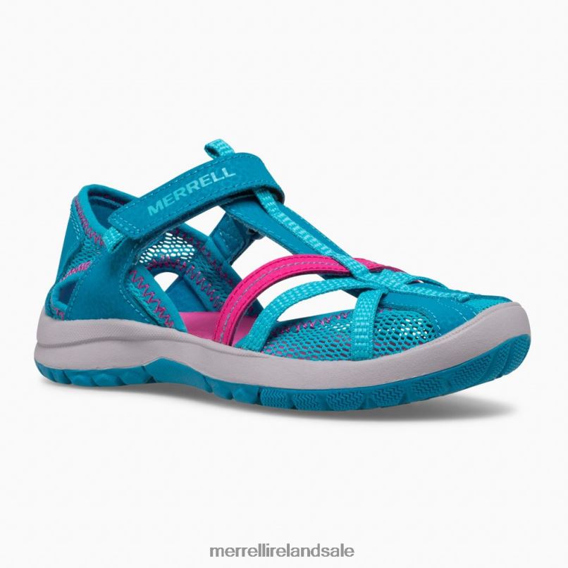 Dragonfly Sandal (MK164456) Merrell Kids BX26T1487 Turquoise Shoes