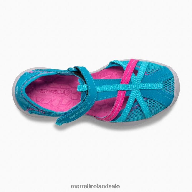Dragonfly Sandal (MK164456) Merrell Kids BX26T1487 Turquoise Shoes