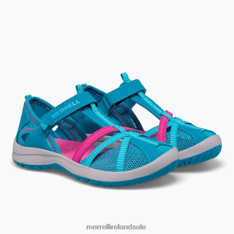 Dragonfly Sandal (MK164456) Merrell Kids BX26T1487 Turquoise Shoes