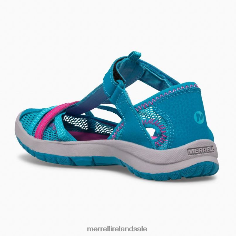 Dragonfly Sandal (MK164456) Merrell Kids BX26T1487 Turquoise Shoes