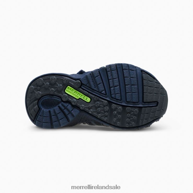Hydro Jr. Sandal (MT53375) Merrell Kids BX26T1407 Navy / Green Shoes
